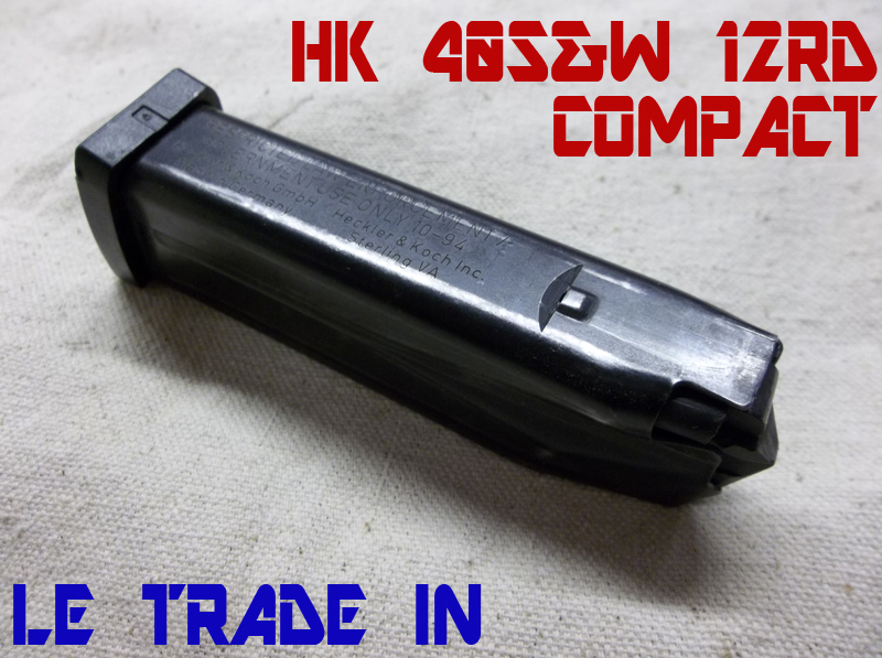 HK USP .40S&W Compact/P2000 12rnd. LE Trade In Magazine